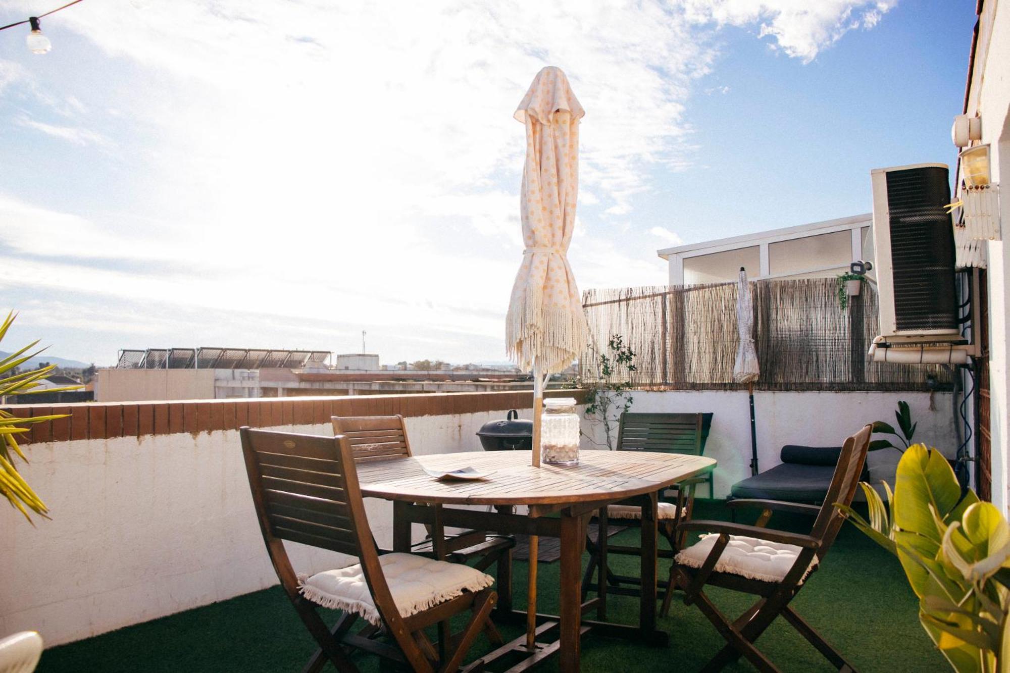 Apartamento Atico-Spa Santa Bárbara Dış mekan fotoğraf